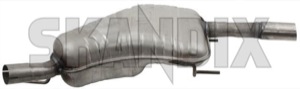 Endschalldämpfer 32017520 (1023797) - Saab 9-5 (-2010) - 95 95 9 5 9600 auspufftopf endschalldaempfer endtopf nachschalldaempfer resonator schalldaempfer Hausmarke aero endrohr freiliegend fuer modell ohne rohrschelle sichtbares