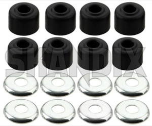 Bushing, Suspension Shock absorber Sway bar link Kit for both sides  (1023814) - Volvo 120, 130, 220, 140, 164, P1800, P1800ES, PV - 1800e bushing suspension shock absorber sway bar link kit for both sides bushings chassis p1800e Own-label polyurethan  polyurethan  absorber bar both drivers for kit left link passengers pu right rods shock side sides stabilizer sway swaybars