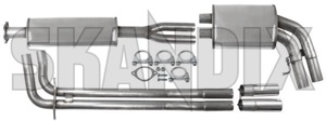Sports silencer set Stainless steel from Catalytic converter  (1023884) - Volvo S60 (-2009), V70 P26 (2001-2007) - sports silencer set stainless steel from catalytic converter simons Simons abe  abe  50,8 508 50 8 50,8 508mm 50 8mm 63,5 635 63 5 63,5 635mm 63 5mm addon add on catalytic certification converter double double  doubleexhaust doublepipeexhaust doublepipes from general material mm rolled stainless steel with without