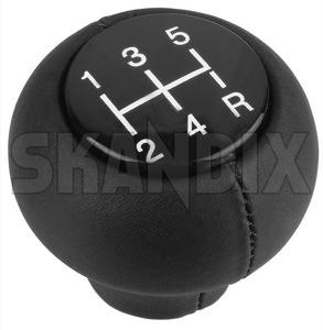 Gear Lever Leather 136300027 (1023888) - Saab 90, 900 (-1993), 99 - gear lever leather shift knob Genuine leather