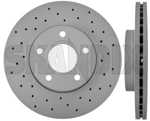 Brake disc Front axle perforated internally vented Sport Brake disc  (1023976) - Volvo C30, C70 (2006-), S40, V50 (2004-) - brake disc front axle perforated internally vented sport brake disc brake rotor brakerotors rotors zimmermann Zimmermann abe  abe  15 15inch 2 278 278mm additional and axle brake certification disc fits front general inch info info  internally left mm note perforated pieces please right sport vented with