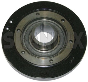 Belt pulley, Crankshaft 30585298 (1024016) - Saab 9-3 (-2003), 9-5 (-2010), 900 (1994-) - belt pulley crankshaft Genuine dampener vibration with