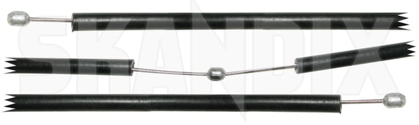 Hood Release Cable 9483770 (1024018) - Volvo S80 (-2006) - ОЕ-Numbers: 9154607 - Keywords: bonnet cables bonnet unlocking wires bowden cable hood release cable wire box Own-label