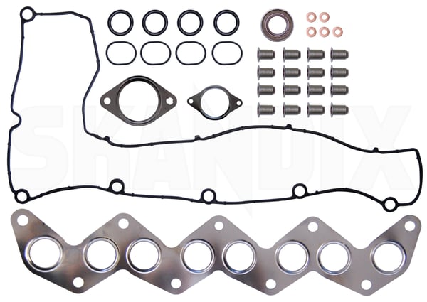 Gasket set, Cylinder head (1024553) - Volvo C30, C70 (2006-), S40, V50 (2004-), S80 (2007-), V70 (2008-) - Keywords: cylinderhead gasket set cylinder head packning seal Own-label cylinder gasket head without