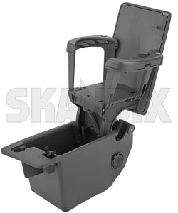 Cup holder tunnel console front 8641710 (1025694) - Volvo S80 (-2006) - bottleholders cup holder tunnel console front drinkholders mugholders tinholders Genuine console front tunnel