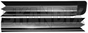 Trim moulding, Glas Windscreen right chromed 1392032 (1026085) - Volvo 700 - trim moulding glas windscreen right chromed window scraper Genuine chromed right windscreen