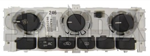 Control element, Heating/ Ventilation 30662246 (1026187) - Volvo S40, V40 (-2004) - control element heating ventilation control element heatingventilation control panel control unit Genuine automatic climate control dsa for heating seat vehicles without