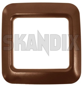 Frame Arestor backrest 1373426 (1026253) - Volvo 200, 700, 900 - frame arestor backrest ornamental frame Genuine angular arestor backrest brown