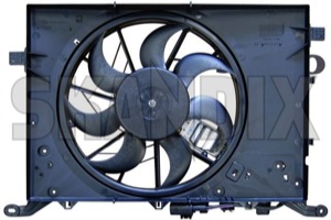 Electrical radiator fan 30680512 (1026376) - Volvo S60 (-2009), S80 (-2006), V70 P26 (2001-2007), XC70 (2001-2007) - cooler cooling fans electrical radiator fan electrically engine fans fan motor Genuine cx01