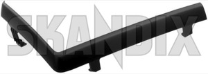 Trim moulding, Headlight right 1259405 (1026501) - Volvo 200 - molding trim moulding headlight right Genuine black right
