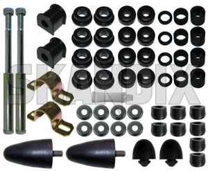 Bushing, Suspension Front axle Kit for both sides  (1026591) - Volvo PV - bushing suspension front axle kit for both sides bushings chassis Own-label polyurethan  polyurethan  axle both drivers duty for front heavy kit left passengers pu reinforced right side sides