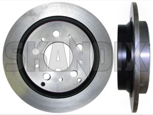 Brake disc Rear axle non vented  (1026626) - Volvo 900 - brake disc rear axle non vented brake rotor brakerotors rotors Own-label 2 283 283mm additional ambulance axle for funeral funeralcar hearse info info  mm model multilink non note pieces please rear solid vehicle vehicles vented with