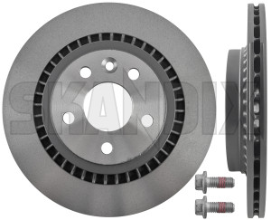 Brake disc Rear axle internally vented 31471033 (1026696) - Volvo XC60 (-2017) - brake disc rear axle internally vented brake rotor brakerotors rotors Genuine 2 300 300mm additional and axle fits info info  internally left mm note pieces please rear right vented