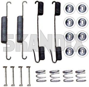 Accessory kit, Brake shoes  (1026842) - Volvo 66 - accessory kit brake shoes Own-label axle rear