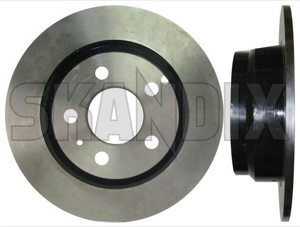 Brake disc Rear axle non vented  (1027095) - Volvo 900 - brake disc rear axle non vented brake rotor brakerotors rotors Own-label 2 additional ambulance axle for funeral funeralcar hearse info info  model non note pieces please rear rigid solid special vehicle vehicles vented with