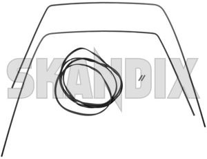 SKANDIX Shop Saab Ersatzteile: Clip Kraftstoffleitung Bremsleitung 12758279  (1062974)