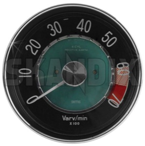 Revolution Counter 670580 (1027301) - Volvo P1800 - 1800e p1800e revcounter rev counter revolution counter rpm gauge tachometer Own-label attention attention  exchange part policy return special swedish with