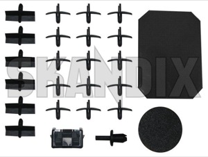 Mounting kit, Door rear 274372 (1027538) - Volvo S70, V70, V70XC (-2000) - mounting kit door rear Genuine rear