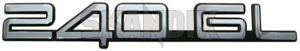 Emblem Tailgate Trunk lid 240 GL 3540460 (1027670) - Volvo 200 - badges emblem tailgate trunk lid 240 gl Genuine 240 gl lid tailgate trunk