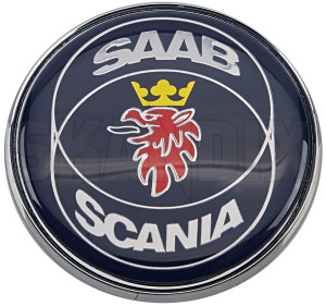 Emblem Kofferraumklappe  (1027697) - Saab 9-3 (-2003) - 93 93 9 3 badges cabriolet emblem kofferraumklappe embleme enbleme plaketten schriftzug Hausmarke klebepad kofferraumklappe mit