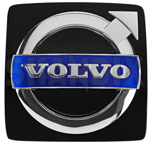 Emblem Radiator grill 30655104 (1027794) - Volvo C30, S40 (2004-), S80 (2007-), V50, V70, XC70 (2008-), XC90 (-2014) - badges emblem radiator grill Genuine 74,2 742 74 2 74,2 742mm 74 2mm grill mm radiator