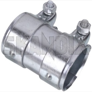 Pipe connector, Exhaust system 12793501 (1027859) - Saab 9-3 (2003-) - pipe connector exhaust system Own-label down pipe rear silencer