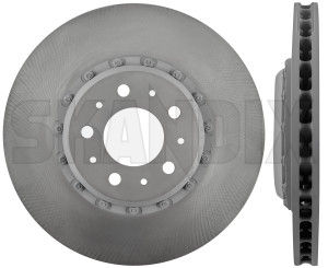 Brake disc Front axle 9209773 (1027907) - Volvo C70 (-2005), S70, V70, V70XC (-2000) - brake disc front axle brake rotor brakerotors rotors Genuine 17 17inch 2 320 320mm additional axle for front inch info info  mm model note pieces please rline r line right