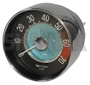 Revolution Counter 668370 (1028029) - Volvo P1800 - 1800e p1800e revcounter rev counter revolution counter rpm gauge tachometer Own-label attention attention  exchange part policy return special swedish with