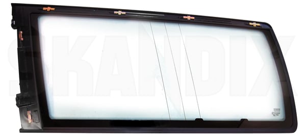 Side Window left with Antenna 9169563 (1028085) - Volvo V70 (-2000), V70 XC (-2000) - Keywords: qglasses q glasses side window left with antenna Genuine antenna glass left q qglass side trunk window window with