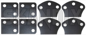 Spacer, Hinge for Bootlid Rubber Kit  (1029086) - Volvo P445, P210 - rubbershim rubberspacer shim spacer hinge for bootlid rubber kit Own-label bootlid for kit rubber trunklid