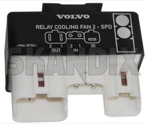 Relay Radiator fan Secondary air pump 9442933 (1029137) - Volvo 850, 900, C70 (-2005), S40, V40 (-2004), S70, V70, V70XC (-2000), S90, V90 (-1998) - relais relay radiator fan secondary air pump Genuine air airpumprelay automatic climate conditioner control fan fanrelay for injection manual pump radiator sai secondary vehicles with