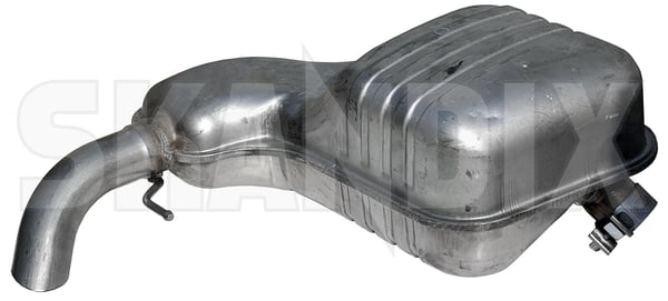 Rear Silencer 8683426 (1029318) - Volvo S80 (-2006) - Keywords: end silencer muffler mufler rear silencer Genuine hidden tailpipe