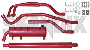 Exhaust system from Manifold  (1029347) - Saab 99 - exhaust system from manifold walker Walker addon add on from manifold material steel with