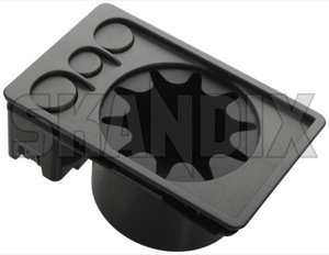 Cup holder tunnel console 400126504 (1029571) - Saab 9-3 (-2003) - bottleholders cup holder tunnel console drinkholders mugholders tinholders Genuine console tunnel