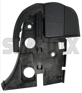 Cover, Convertible top outer Section right black 4557021 (1029620) - Saab 900 (1994-) - cover convertible top outer section right black tarpaulin Genuine black outer right section