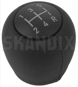 Gear Lever Leather 5333349 (1029644) - Saab 9-3 (-2003), 900 (1994-), 9000 - gear lever leather shift knob Genuine leather