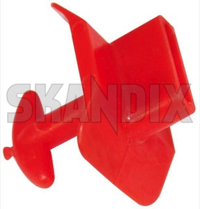 Clip, Interior panel Roofsection 3539598 (1029889) - Volvo 850, S70, V70, V70XC (-2000) - clamps clip interior panel roofsection Genuine red roofsection
