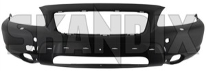 Bumper cover front grey 8663710 (1030126) - Volvo XC70 (2001-2007) - bumper cover front grey Genuine cleaning foglights for front grey headlights high pressure vehicles with