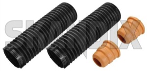 Dust cover, Shock absorber Kit for both sides 31329091 (1030227) - Volvo C30, C70 (2006-), S40, V50 (2004-), S60 (2011-2018), S60 CC (-2018), S80 (2007-), V40 (2013-), V40 CC, V60 (2011-2018), V60 CC (-2018), V70 (2008-), XC60 (-2017), XC70 (2008-) - dust cover shock absorber kit for both sides Own-label axle blocks both buffers bump drivers for front helper kit left passengers right rubber side sides springs stop stops strut suspension with