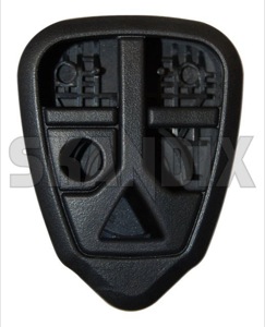 Housing, Remote control Locking system 9459368 (1030269) - Volvo S60 (-2009), S80 (-2006), V70 P26, XC70 (2001-2007) - housing remote control locking system Own-label button buttons electronics keys knobs panic push with without