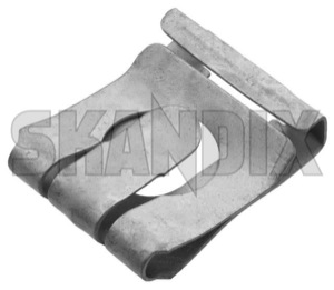 Clip Rubber mount, Silencer Clamp 92152112 (1030297) - Saab 9-3 (-2003), 9-3 (2003-), 9-5 (-2010), 900 (1994-) - clip rubber mount silencer clamp staple clips Own-label clamp clip mount mount  rubber silencer