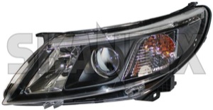 Headlight left H7 12842041 (1030907) - Saab 9-3 (2003-) - headlight left h7 Own-label aiming bulb for h7 headlight included left motor righthand right hand traffic with