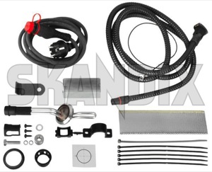 Electric engine heater Kit  (1031093) - Volvo 200, 300, 700 - electric engine heater kit external heaters preheating pre heating winter accessories Own-label kit