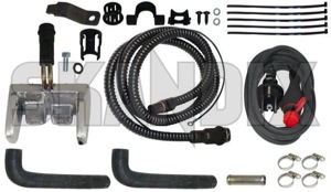 Electric engine heater Kit  (1031096) - Volvo 900, S90, V90 (-1998) - electric engine heater kit external heaters preheating pre heating winter accessories Own-label kit