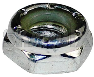 Lock nut with plastic-insert flat with UNC inch Thread 5/16