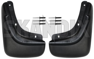 Mud flap rear Kit for both sides 8698996 (1031341) - Volvo S60 (-2009) - mud flap rear kit for both sides Genuine both drivers for kit left passengers rear right side sides