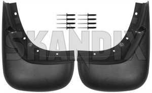Mud flap front Kit for both sides 30664195 (1031342) - Volvo S60 (-2009), V70 P26 (2001-2007) - mud flap front kit for both sides Genuine both door drivers except for front kit left model painted passengers rdesign r design right side sides sills vehicles with