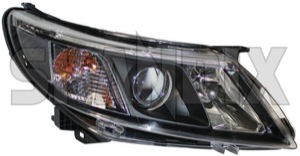 Headlight right H7 12842042 (1031475) - Saab 9-3 (2003-) - headlight right h7 Own-label aiming bulb for h7 headlight included motor right righthand right hand traffic with