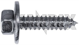 Fender screw 6,3 mm Kit 100 Pcs  (1031634) - universal  - body screws fender screw 6 3 mm kit 100 pcs fender screw 63 mm kit 100 pcs tapping screws wing bolts Own-label 100 100pcs 25 25mm 6,3 63 6 3 galvanized hexagon kit mm outer pcs