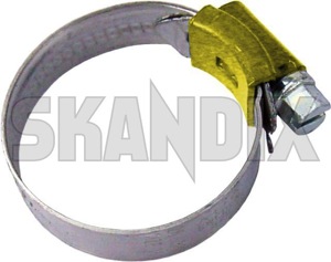 Hose clamp 25 mm 32 mm  (1032387) - Volvo 120, 130, 220, PV - coolerhoseclamps coolinghoseclamps fuelhoseclamps heaterhoseclamps hose clamp 25 mm 32 mm hoseclamps hoseclips retainerclamps retainingclamps waterhoseclamps waterhosesclamps Own-label 25 25mm 32 32mm hose mm radiator yellow